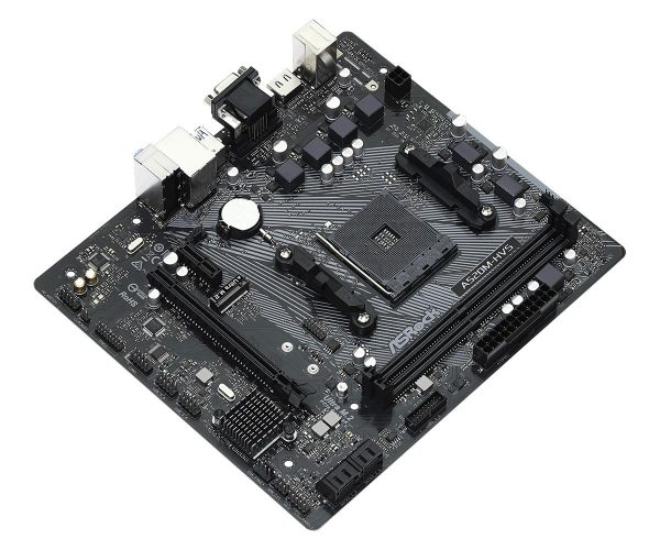 Дънна платка ASRock A520M-HVS, Socket AM4, mATX 3