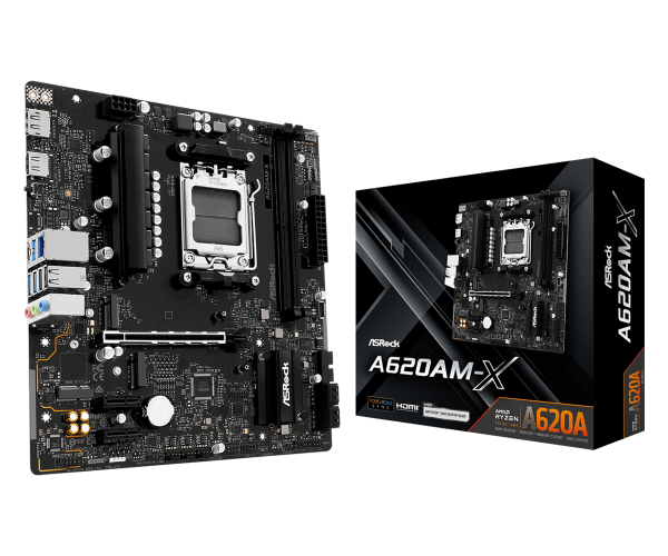 Дънна платка ASRock A620AM-X, AM5 5