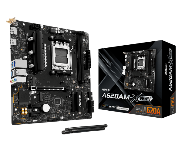 Дънна платка ASRock A620AM-X WIFI, AM5 5