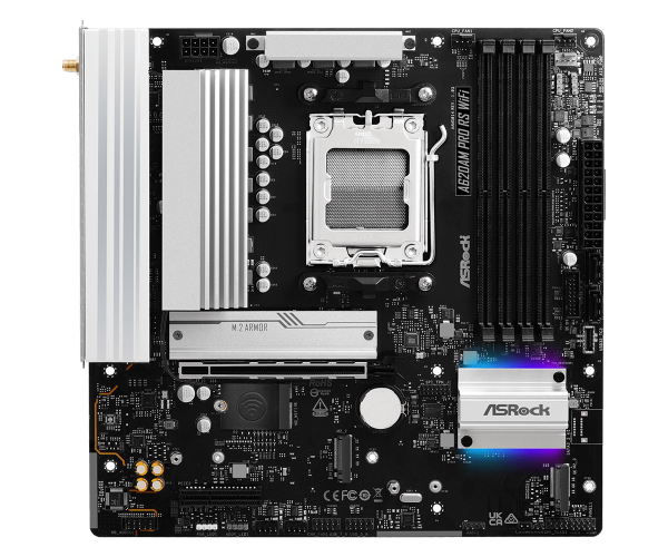 Дънна платка ASRock A620M PRO RS WIFI, AM5 1