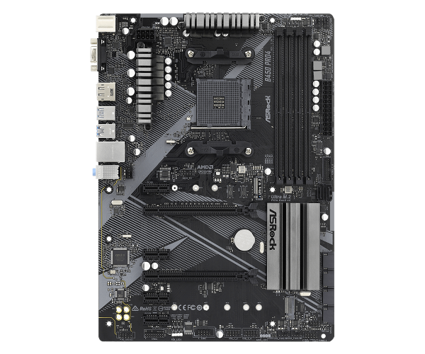 Дънна платка ASRock B450 Pro4 R2.0, AM4, DDR4 1