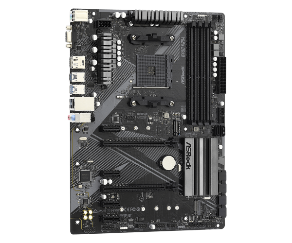 Дънна платка ASRock B450 Pro4 R2.0, AM4, DDR4 2