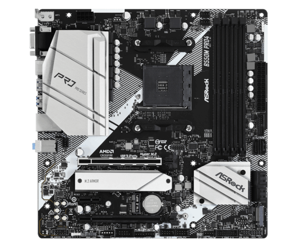 Дънна платка ASRock B550M Pro4, AM4 1