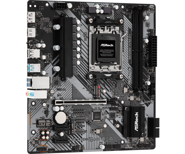 Дънна платка ASROCK B650M-H/M.2+, Socket AM5, 2xDDR5 2