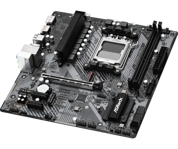 Дънна платка ASROCK B650M-H/M.2+, Socket AM5, 2xDDR5 3