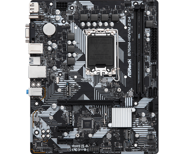 Дънна платка ASRock B760M-HDV M.2, LGA1700, ATX 1