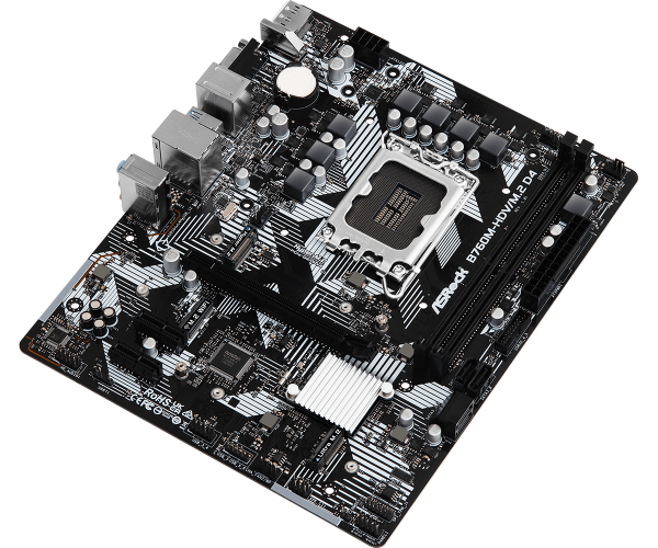 Дънна платка ASRock B760M-HDV M.2, LGA1700, ATX 3