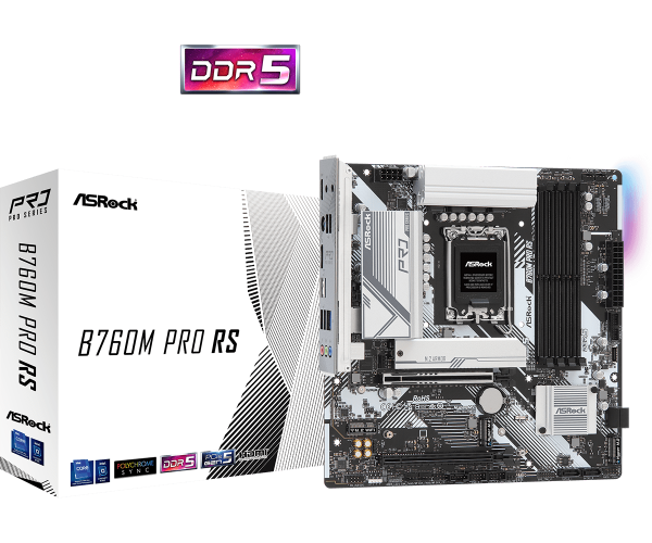 Дънна платка ASRock B760M Pro RS DDR5 5