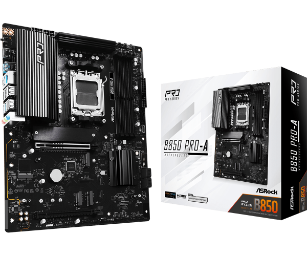 Дънна платка ASRock B850 PRO-A socket AM5 5