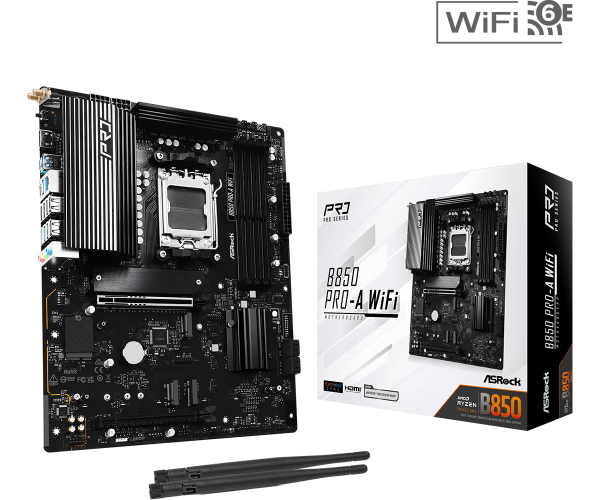 Дънна платка ASRock B850 PRO-A WIFI socket AM5 5