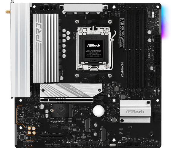 Дънна платка ASRock B850M Pro RS WIFI 6E socket AM5 1