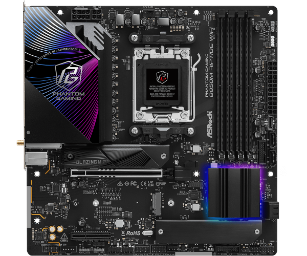 Дънна платка ASRock B850M RIPTIDE WIFI7 socket AM5 1