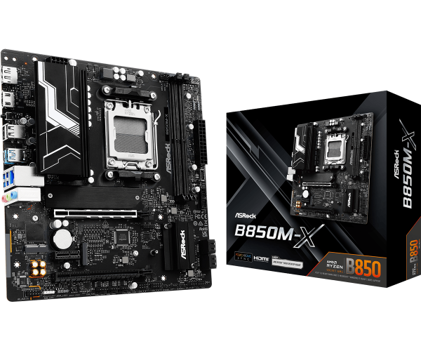 Дънна платка ASRock B850M-X socket AM5 3