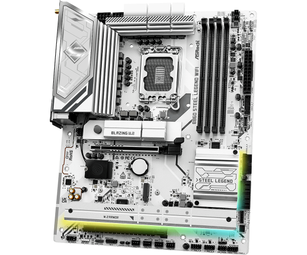 Дънна платка ASRock B860 STEEL LEGEND WIFI 6E, LGA 1851 2