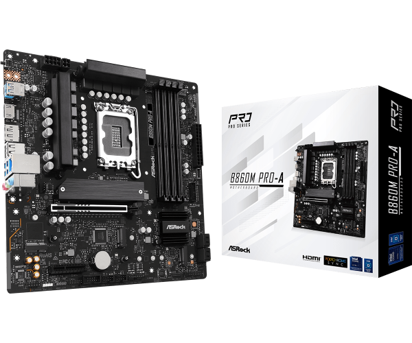 Дънна платка ASRock B860M PRO-A, LGA 1851 5