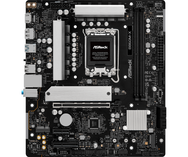 Дънна платка ASRock B860M-X, LGA 1851 1