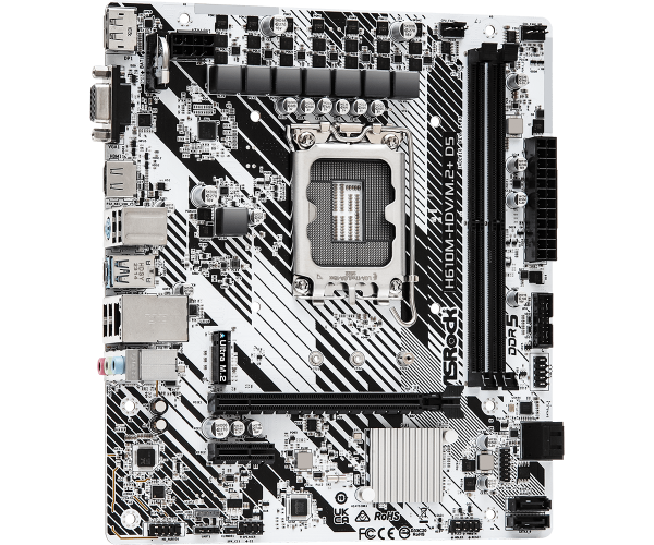 Дънна платка ASRock H610M-HDV/M.2+ D5 LGA1700 2
