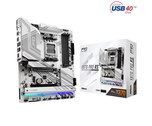 Дънна платка ASROCK X870 PRO RS, Socket AM5 6