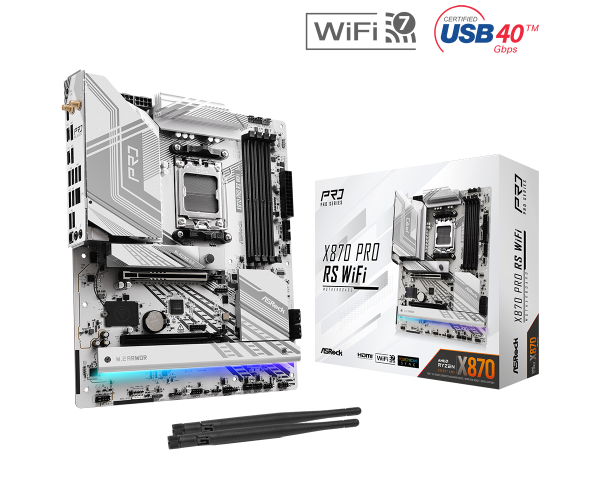 Дънна платка ASROCK X870 PRO RS WIFI, Socket AM5 6