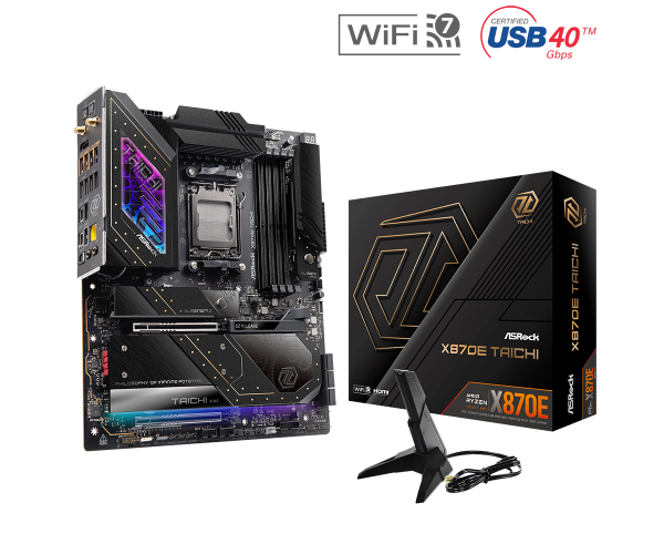 Дънна платка ASROCK X870E TAICHI, Socket AM5 6