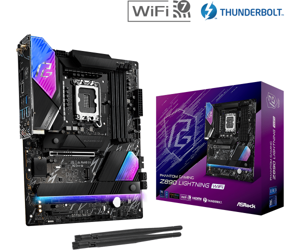Дънна платка ASRock Z890 LIGHTNING WIFI, LGA 1851 5