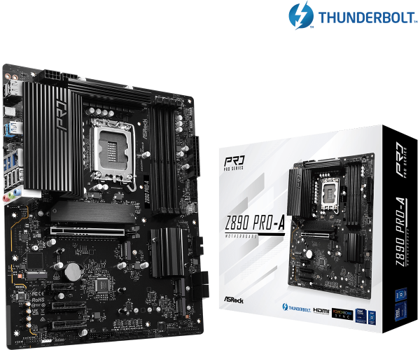 Дънна платка ASRock Z890 Pro RS, LGA 1851 5