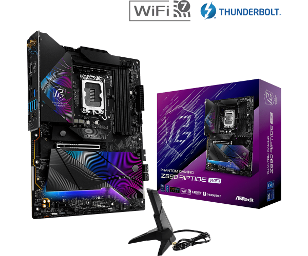 Дънна платка ASRock Z890 RIPTIDE WIFI, LGA 1851 5
