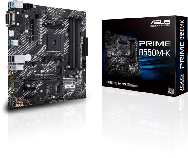 Дънна платка ASUS Prime B550M-K, socket AM4 2
