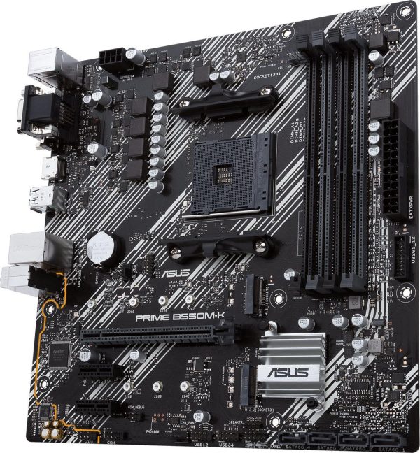 Дънна платка ASUS Prime B550M-K, socket AM4 6