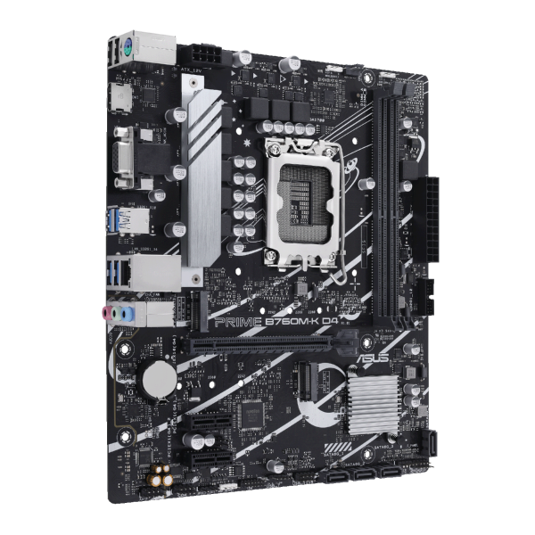 Дънна платка ASUS PRIME B760M-K D4, LGA 1700, mATX 2