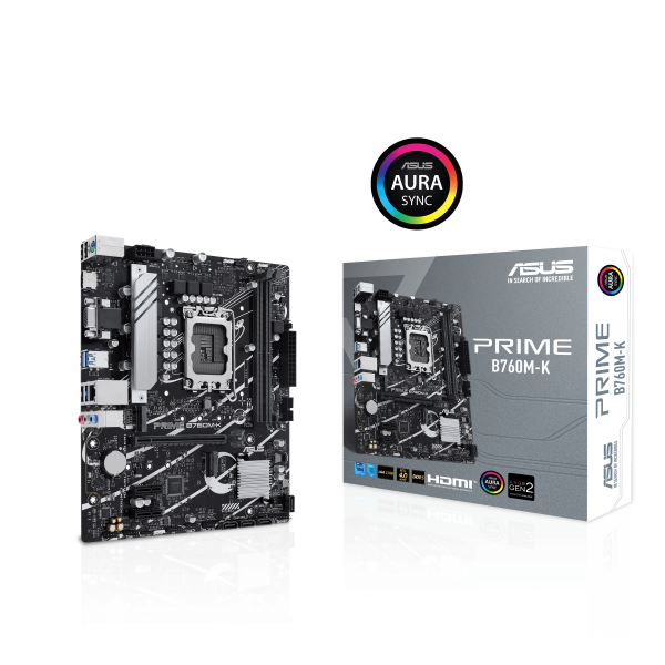 Дънна платка ASUS PRIME B760M-K DDR5, LGA 1700, mATX 5