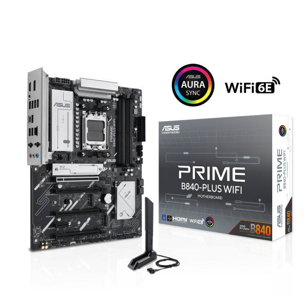 Дънна платка ASUS PRIME B840-PLUS WIFI DDR5, AM5 5