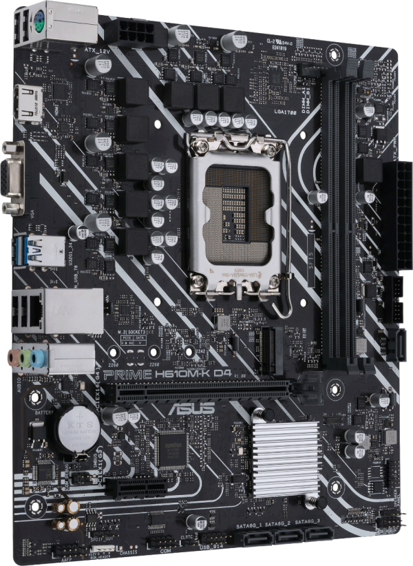 Дънна платка ASUS PRIME H610M-K D4, LGA 1700 mATX 2