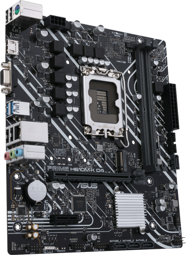 Дънна платка ASUS PRIME H610M-K D4, LGA 1700 mATX 3