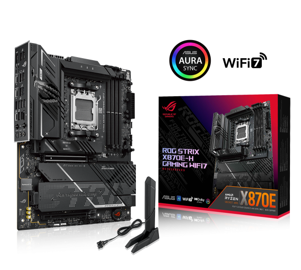 Дънна платка ASUS ROG STRIX X870E-H GAMING WIFI7 AM5 DDR5 8