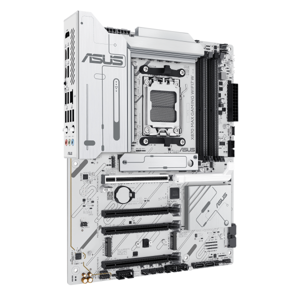 Дънна платка ASUS X870 MAX GAMING WHITE WiFi7 AM5 DDR5 2
