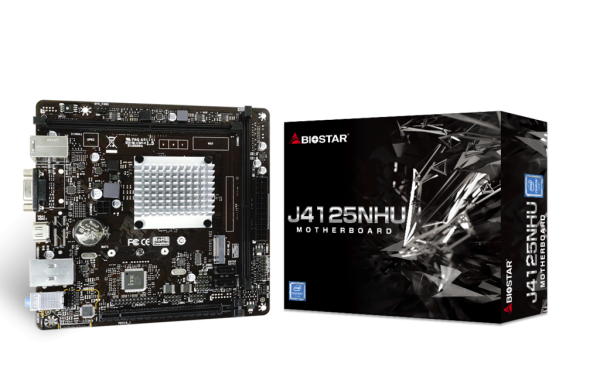 Дънна платка Biostar J4125NHU, Intel® Quad-Core Processor J4125, mATX, 2x DIMM DD4 4