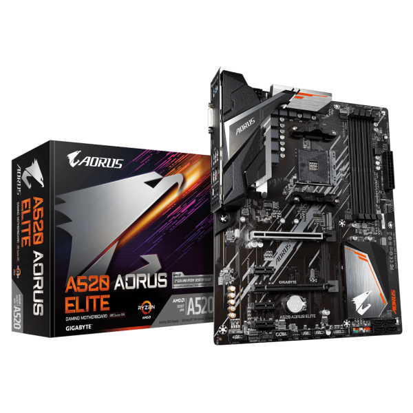 Дънна платка GIGABYTE A520 AORUS ELITE AM4 5