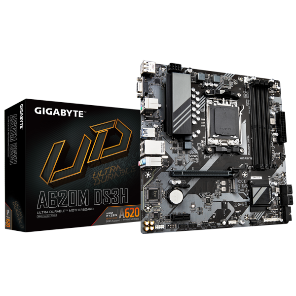 Дънна платка GIGABYTE A620M DS3H socket AM5 5