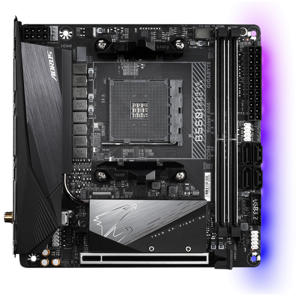 Дънна платка GIGABYTE B550I AORUS PRO AX, Socket AM4 1