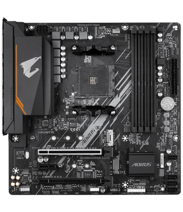 Дънна платка GIGABYTE B550M AORUS ELITE, Socket AM4 1