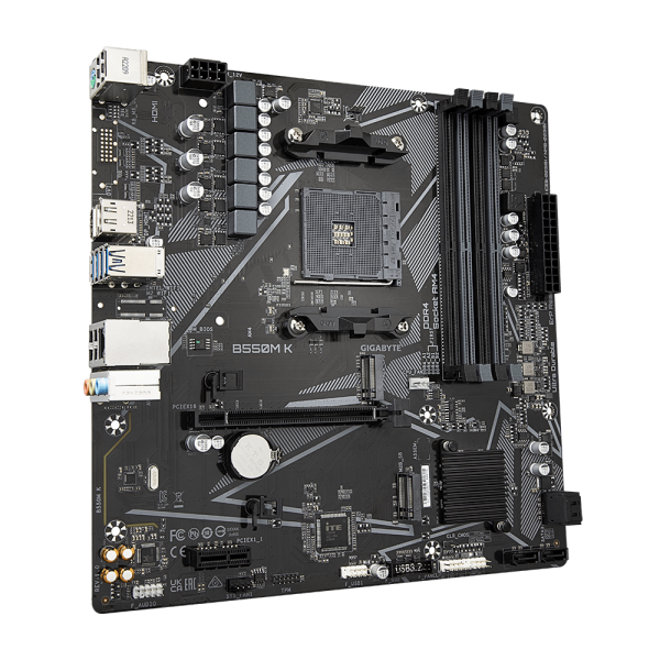 Дънна платка GIGABYTE B550M K 4 x DDR4 2