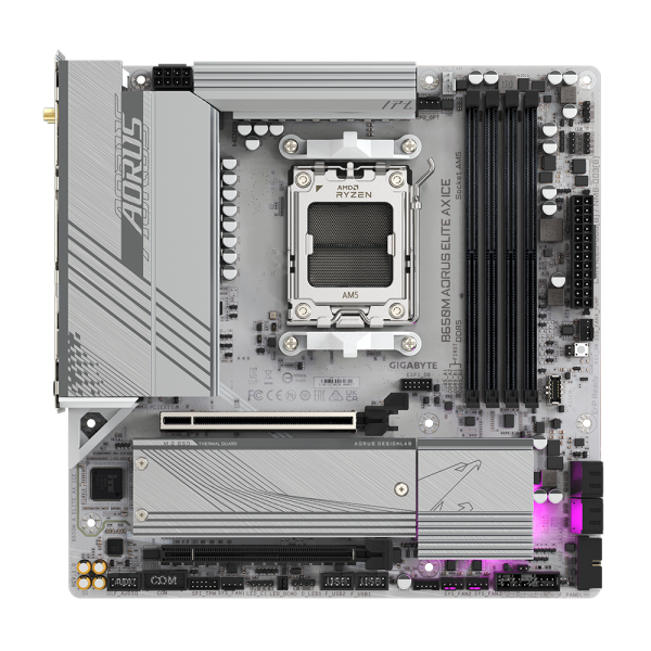 Дънна платка GIGABYTE B650M AORUS ELITE AX ICE 1