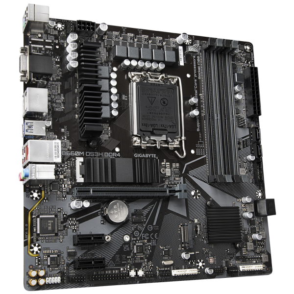 Дънна платка GIGABYTE B660M DS3H, socket 1700, mATX 2