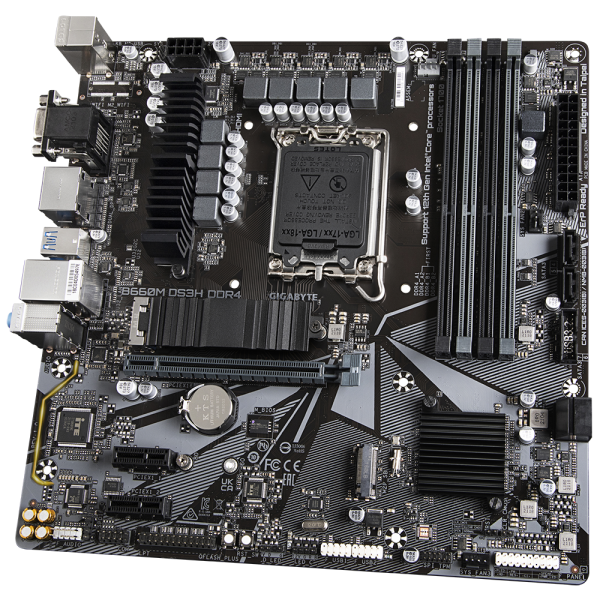 Дънна платка GIGABYTE B660M DS3H, socket 1700, mATX 3