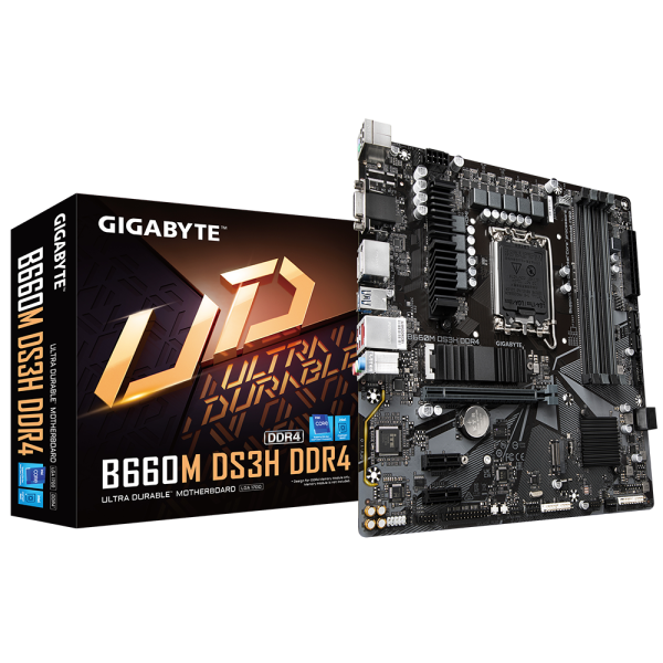 Дънна платка GIGABYTE B660M DS3H, socket 1700, mATX 5