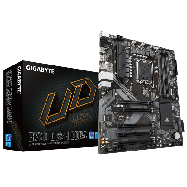 Дънна платка GIGABYTE B760 DS3H, socket 1700, ATX 5