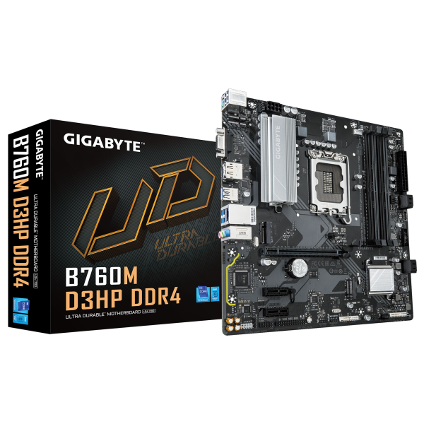 Дънна платка GIGABYTE B760M D3HP DDR4 socket 1700, mATX 4