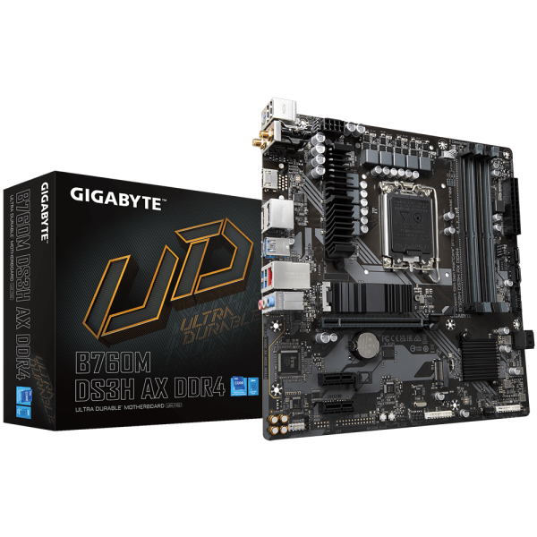 Дънна платка GIGABYTE B760M DS3H AX, socket 1700 5