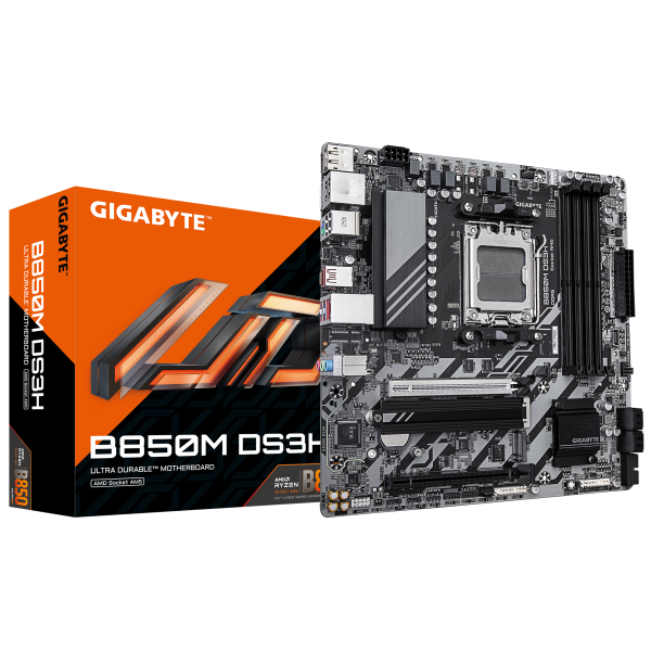Дънна платка GIGABYTE B850M DS3H socket AM5 4